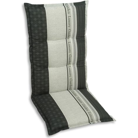GO-DE Mittellehner-Auflage 110x50x7 cm grau Sitzkissen Sitzpolster Sitzauflage (1/2)