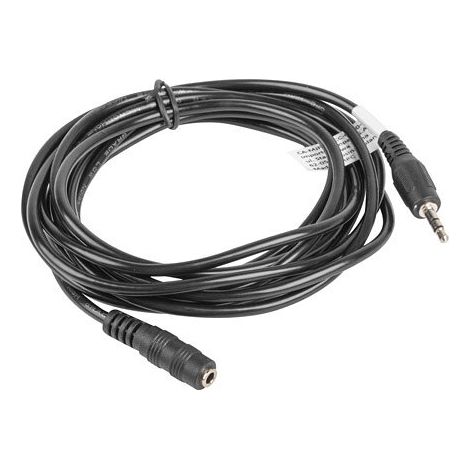 Cavo stereo lanberg jack 3,5mm maschio/jack 3,5mm femmina 3m nero (1/4)