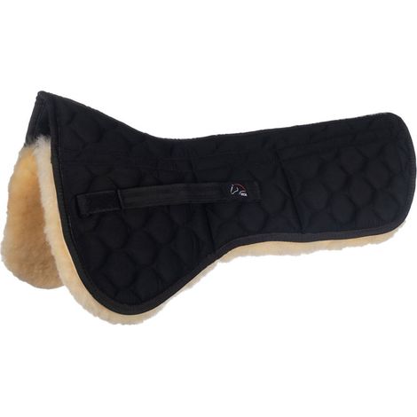 Cuscinetto correttivo per cavalli in lana e schiuma memory foam con inserti in feltro estraibili