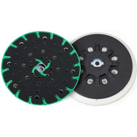 Plateau ponceuse 150 mm avec aspiration – Filetage M8 – Compatible ponceuses excentriques Bosch, Makita, Festool – Haute résistance