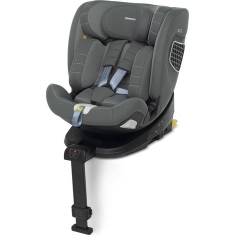 Foppapedretti Seggiolino Auto FP360 I-Size Girevole 360° Isofix 40-150 Cm 0-12 Anni Grigio