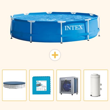 Intex Piscine Tubulaire Ronde - 366x76 cm - 5-pièces S116 (1/5)