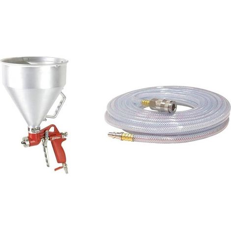 Pistolet à Crépir 5L - Aluminium - Idéal pour Application de Crépi - Usage Pro - D-Work (1/2)