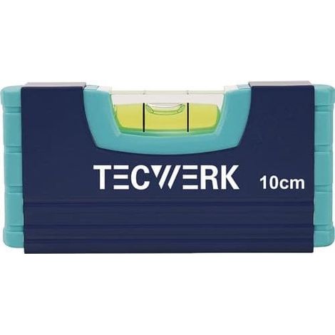 TECWERK Wasserwaage 10cm Alu.blau ± 1,0 mm/m TECWERK (1/2)
