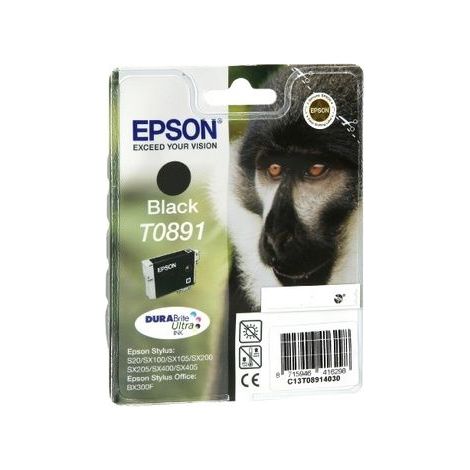 Epson Monkey Cartucho T0891 negro (etiqueta RF) (1/5)