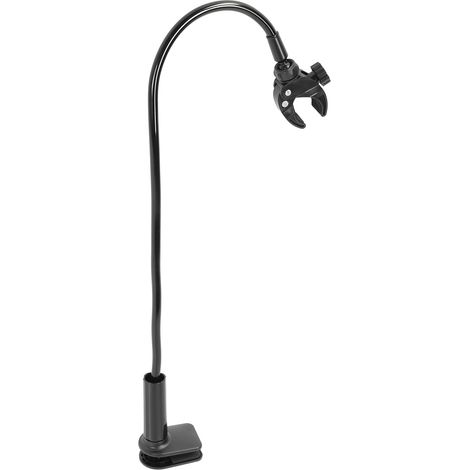Support de sèche-cheveux pour animaux de compagnie, angle réglable, pince flexible, fixation sur bureau, sécurité optimale pour le toilettage des animaux, noir (1/5)