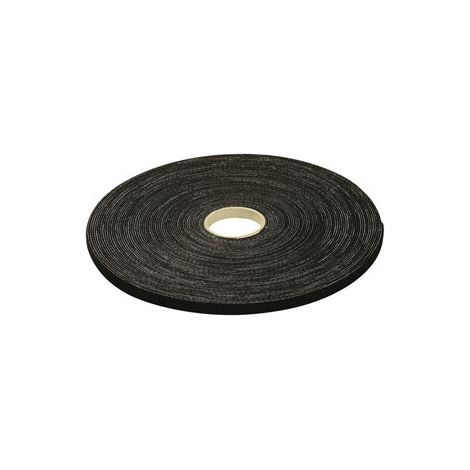 Rouleau de lien auto-agrippant 10 mm noir - 20 m