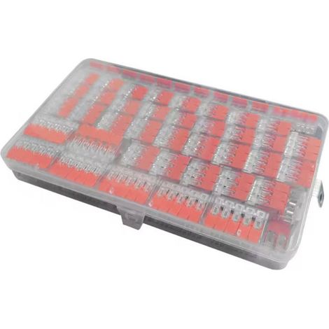 Bornes de connexion à levier 90 pièces, connecteurs de fils électriques réutilisables 32A 450V, boîtier transparent PCT-412/413/415 (1/5)
