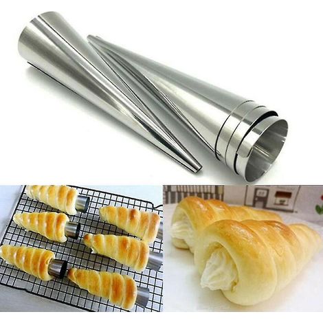 12 kegelförmige Gebäckformen für Sahne, Brot und Kuchen – Große Größe (1/5)