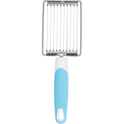 Coupe-viande, Outil de Tranchage de Fruits de Jambon de Tomate en Acier Inoxydable avec Poignée Antidérapante(bleu) (1/5)
