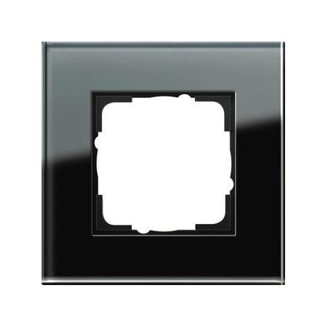 Gira Abdeckrahmen 1f. sw-glas Esprit 021105 (1/5)