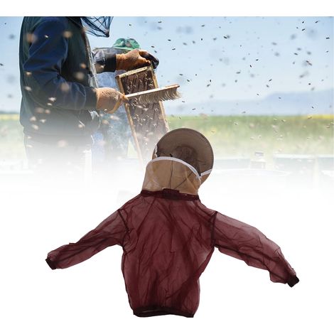 Gewebter, bienensicherer Hut mit sehr breiter Krempe, Sonnenschutz, Imkerhut aus Baumwolle und Leinen. (1/5)