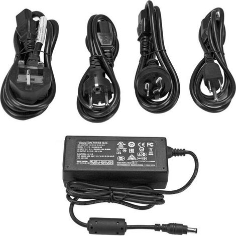 StarTech.com DC Power Adapter - 12V, 5A - Netzteil - Wechselstrom 100-240 V (SVA12M5NA)