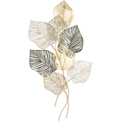 Wanddeko Nadia Metall gold schwarz 100x53cm - Atmosphera créateur d'intérieur (1/4)