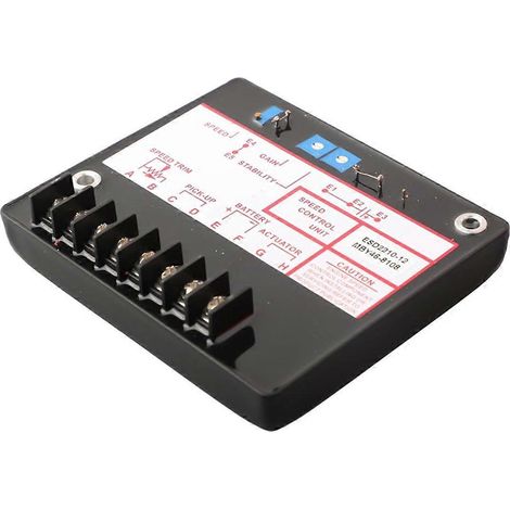 Panneau de commande du régulateur de vitesse du groupe électrogène ESD2210-12 (1/5)