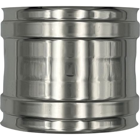 EINSIDE Raccord Femelle-Femelle pour Conduit de Cheminée, Joint en Acier Inoxydable AISI 316 pour les Tuyaux, ø 150 mm