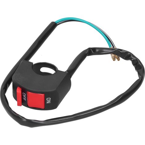 Interrupteur marche/arrêt pour phare de guidon de moto, étanche, convient aux VTT, UTV et scooters, 7/8 pouces. (1/5)