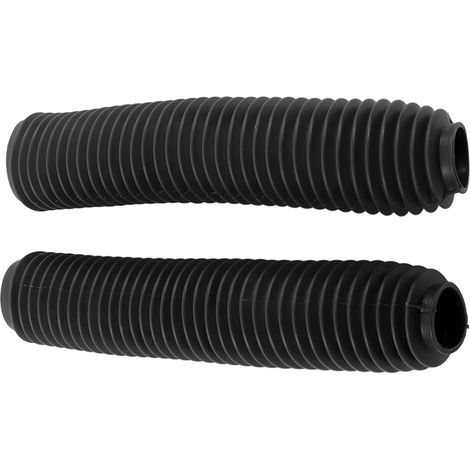 Paire de soufflets de fourche avant de moto, cache-poussière de rechange pour SUZUKI RM125 DR250 DRZ400 400, noir (1/5)