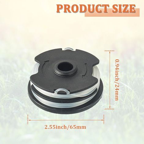 Nylonfadenspule, Ersatzfaden für LIDL Parkside Rasenmäher PRT 550 A1, A3, PRTA 20-Li A1, B2, C3 Ersatzteile Trimmer (3 Spulen Faden) (1/5)
