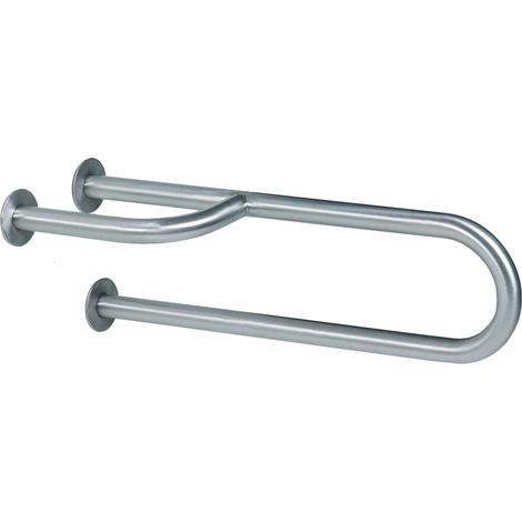 MEDICLINICS BFD600CS Barra Fija 3P Derecha Inox Satinada - ref: BFD600CS (1/2)