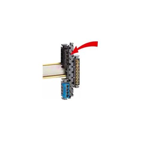 Legrand 04811 – Universeller Klemmenblockträger für DIN-Schiene