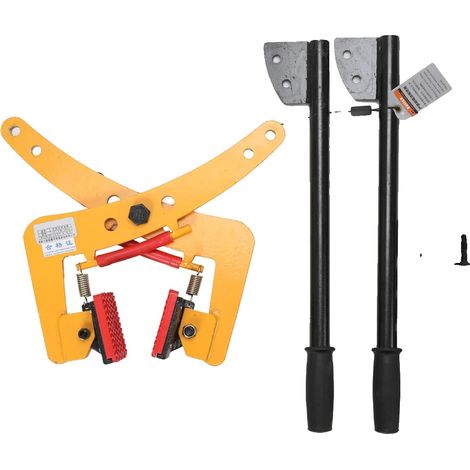 Pince de levage de pierre, capacité de charge maximale 390 kg, largeur d'écartement réglable 4-18 cm, 350KG (1/2)