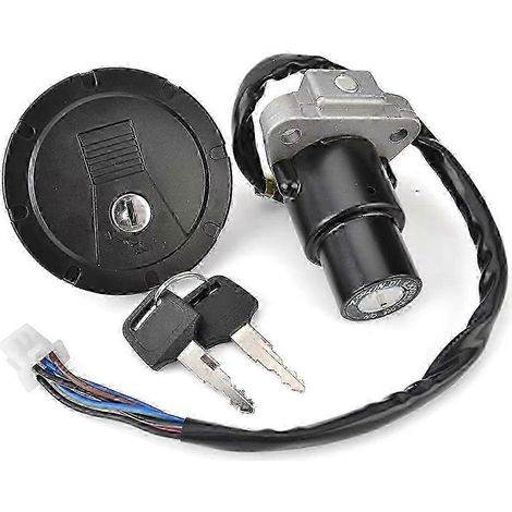 Kit interrupteur d'allumage et bouchon de réservoir d'essence Kawasaki KMX 125-200 KL KLR 250, édition 527 (1/5)