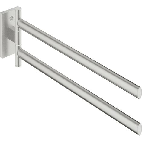 GROHE QuickFix - Start Cube - Handtuchhalterstange 438 mm - OberflÃ¤che Supersteel 40976DC0 (1/3)
