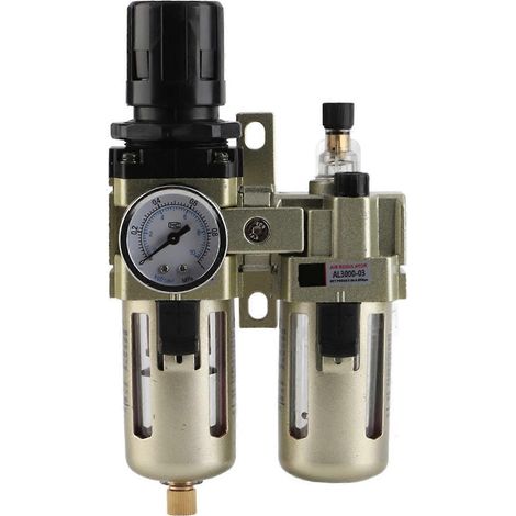 Stück AC3010-03 Druckluftregler aus Aluminiumlegierung mit Feuchtigkeitsabscheider und Wasserfilter 3/8
