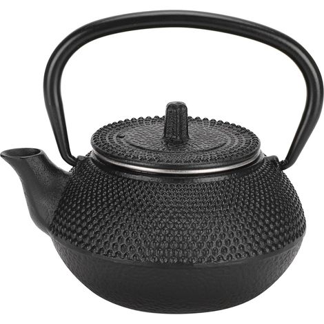 Théière en Fonte 0,3 L, Bouilloire Antique avec Passoire, Idéale pour les Amateurs de thé (1/5)