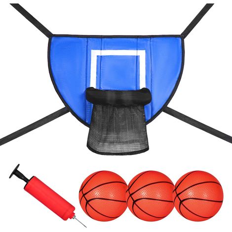 1 Ensemble panier basket,panneau PVC,filet PE,sangle 170cm,jardin,cour,enfants (1/5)
