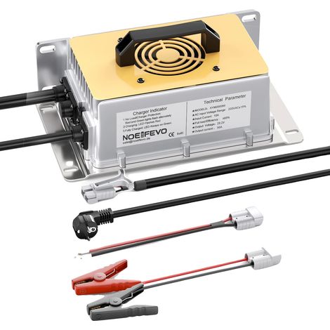 Cargador de baterías, 29,2 V, salida de 30 A/50 A, UE (1/2)