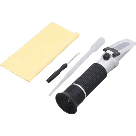 Réfractomètre à sucre portable double échelle outil de mesure précis pour brassage bière vin jus confiture 0-32 Brix (1/5)