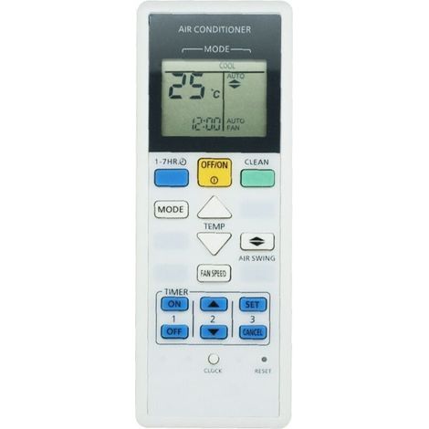 Compatible avec la télécommande du climatiseur Panasonic A75C2141 (1/4)