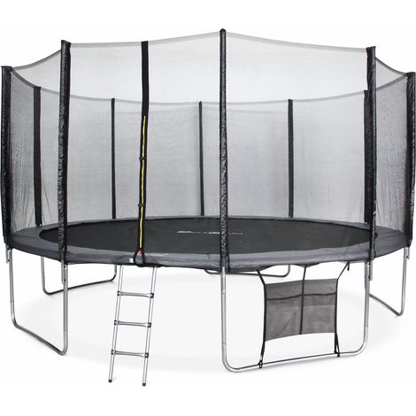 sweeek - Trampolin Ø460cm mit Sicherheitsnetz und Zubehör