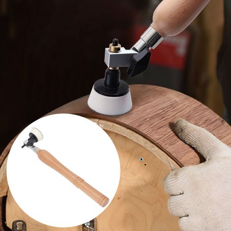 Tragbares Schleifset für Drehbänke, Holzbearbeitung, mobiles Schleifen und Polieren von Schüsseln und Tellern, Tablett, Schleifpapier, Schleifmittel. (1/5)