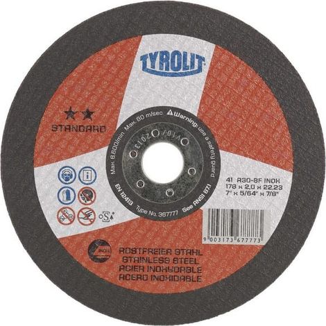 Disque à découper TYROLIT 367575