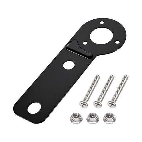 Support de Fixation pour Prise de Remorque, Plaque de Montage en Acier Robust pour Connecteur d'Attelage pour Installation de Faisceau Électrique de Remorque (1/5)