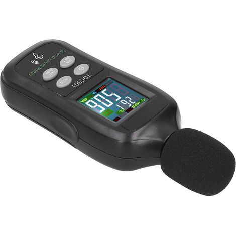 Testeur de niveau sonore TDC801, écran LCD, sonomètre numérique 35 dB-135 dB (1/5)