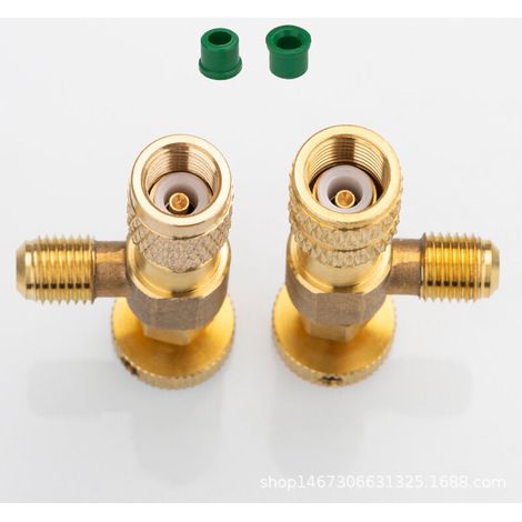 Soupape de sécurité fluorine pour climatiseur r410 soupape de remplissage liquide réfrigérant outils de réfrigération soupape de sécurité réfrigérant r22 pour climatiseur (1/5)