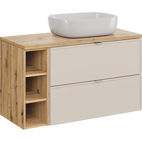 Mobile bagno con lavabo Alba cachemire 100cm (1/5)