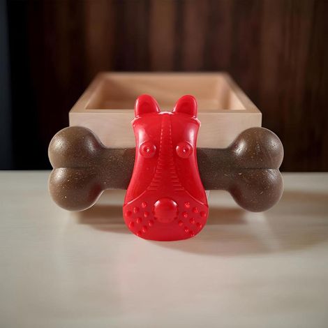 Jouets à mâcher pour chiens, os de dentition, exercice de mastication, jouet interactif, stimulation, enrichissement, nettoyage des dents, lutte contre l'ennui, anti-stress (1/5)