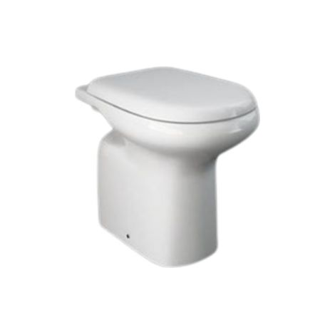 Jarrón empotrado blanco brillo - Rak Ceramics Orient - Con copri wc Standard (1/2)