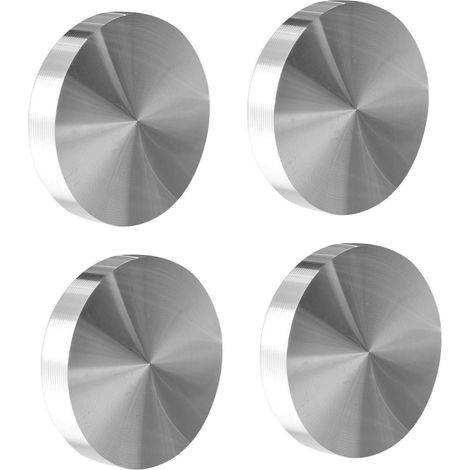 Adaptateurs circulaires en aluminium (lot de 4) pour plateaux de table (1/5)