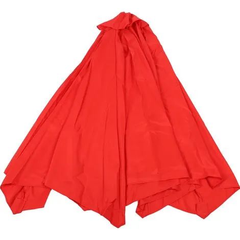 Toile de rechange pour parasol déporté, protection solaire et imperméable, diamètre 118,1 pouces (3 m), rouge. (1/3)