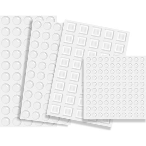 Möbelschutz,328-teiliges Türstopper-Set,selbstklebende Wandtürstopper für Glaspaneele,Schutz für Türgriffe,Schränke und Schubladen (1/5)