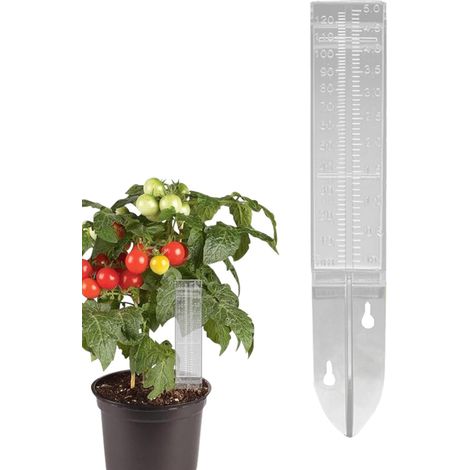 Jauge de Pluie Extérieure - Outil De Mesure Précis pour Extérieur - Grand Pluviomètre avec Piquet pour Jardin  Utilisation en Jardin Serre Pelouse Cour Agriculteur