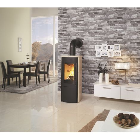 Lova ECOplus RUA 6kW ofenkacheln: creme