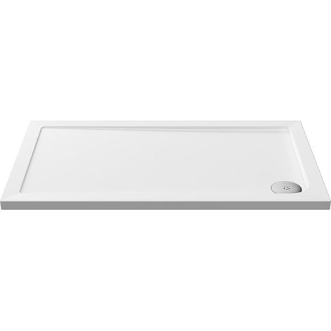 1200mm x 700mm Premium Rectangular Shower Tray - White