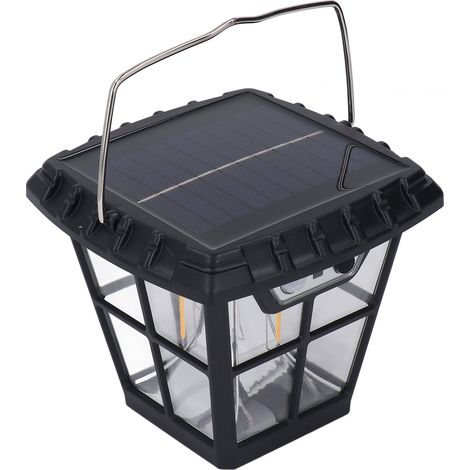 Projecteur solaire extérieur carré étanche avec détecteur de mouvement et prise de terre pour jardin (1/5)